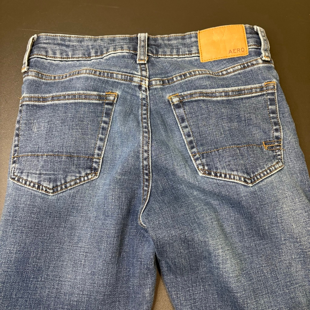 Women's Aeropostale Blue Skinny Jeans Size 28 - Picture 5 of 8